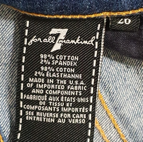 🆕 7 for all Mankind Skinny Stet Jeans. Like New! - Picture 14 of 16
